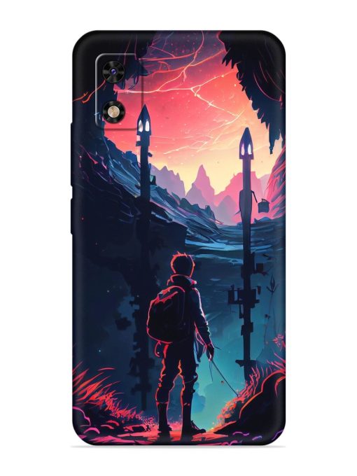 Cgs Artwork Embossed Soft Silicone Case for Itel A23 Pro