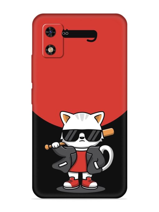 Cool Little Bear Cartoon Embossed Soft Silicone Case for Itel A23 Pro