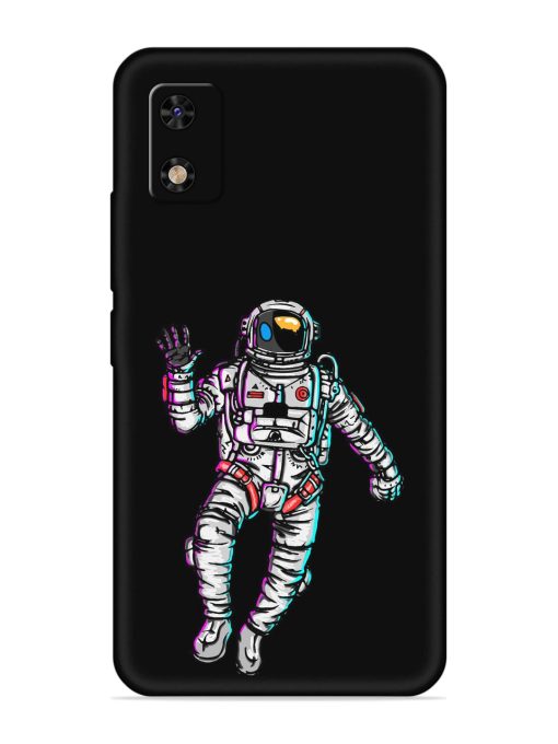 Spaceman Embossed Soft Silicone Case for Itel A23 Pro