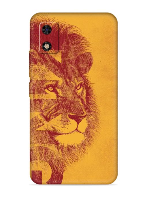 Gold Lion Crown Art Embossed Soft Silicone Case for Itel A23 Pro Zapvi