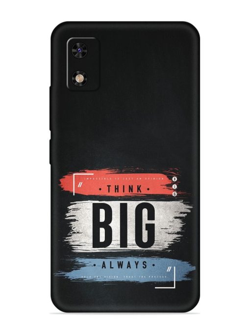 Think Big Always Embossed Soft Silicone Case for Itel A23 Pro Zapvi