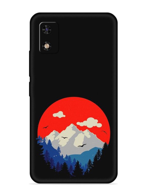 Mountain Abstract Embossed Soft Silicone Case for Itel A23 Pro