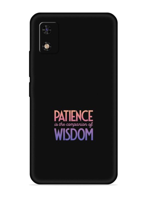 Patience Is The Embossed Soft Silicone Case for Itel A23 Pro Zapvi