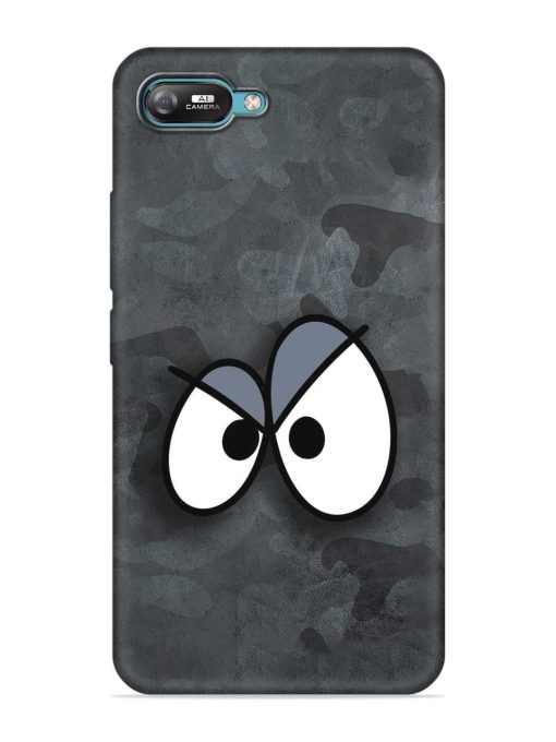 Big Eyes Night Mode Embossed Soft Silicone Case for Itel A25 Zapvi