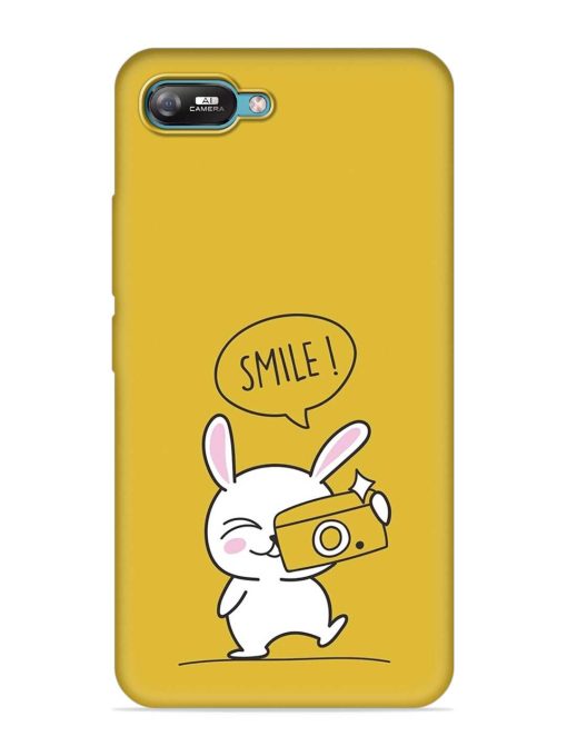 Hey Smile Please Embossed Soft Silicone Case for Itel A25 Zapvi