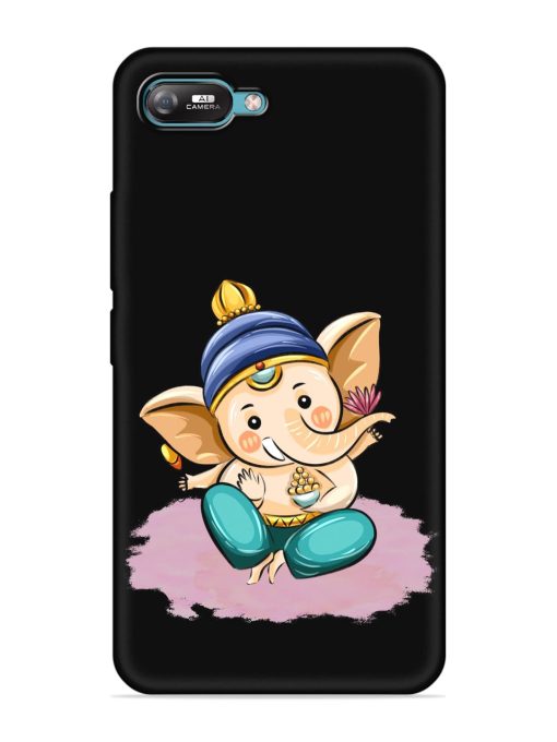 Bal Ganesh Vector Art Embossed Soft Silicone Case for Itel A25 Zapvi