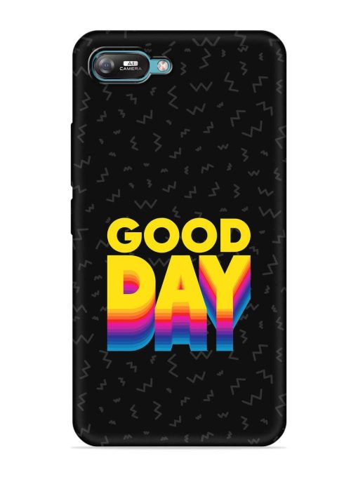 Good Day Embossed Soft Silicone Case for Itel A25 Zapvi