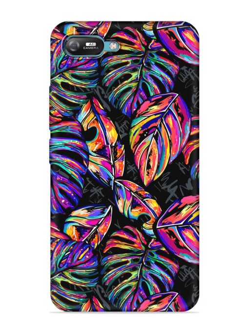 Tropical Seamless Vector Embossed Soft Silicone Case for Itel A25 Zapvi