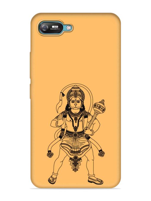 Indian God Hanuman Embossed Soft Silicone Case for Itel A25 Zapvi