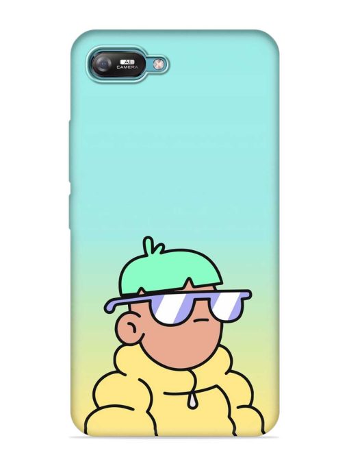 Doodles Cool Character Embossed Soft Silicone Case for Itel A25 Zapvi