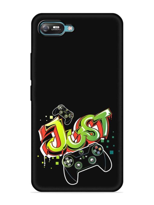 Graffiti Gamepad Illustration Embossed Soft Silicone Case for Itel A25 Zapvi