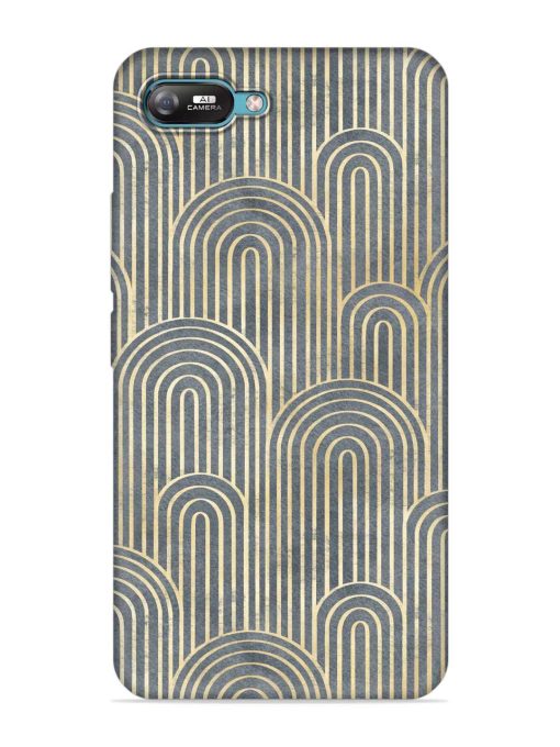 Art Deco Style Embossed Soft Silicone Case for Itel A25 Zapvi