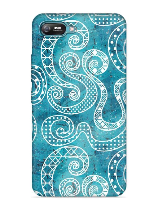 Vintage Curved Seamless Embossed Soft Silicone Case for Itel A25 Zapvi