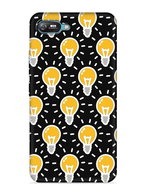 Light Bulb Seamless Embossed Soft Silicone Case for Itel A25 Zapvi