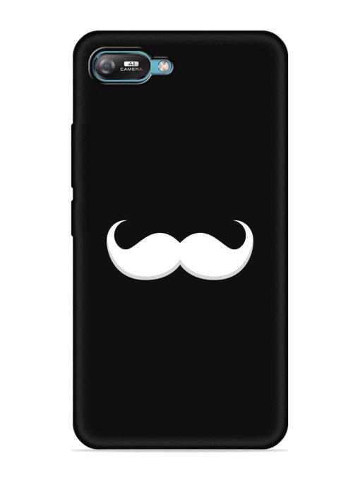 Mustache Vector Embossed Soft Silicone Case for Itel A25 Zapvi