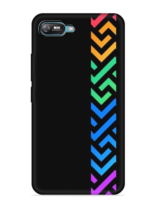 Colorshape Stripes Embossed Soft Silicone Case for Itel A25 Zapvi