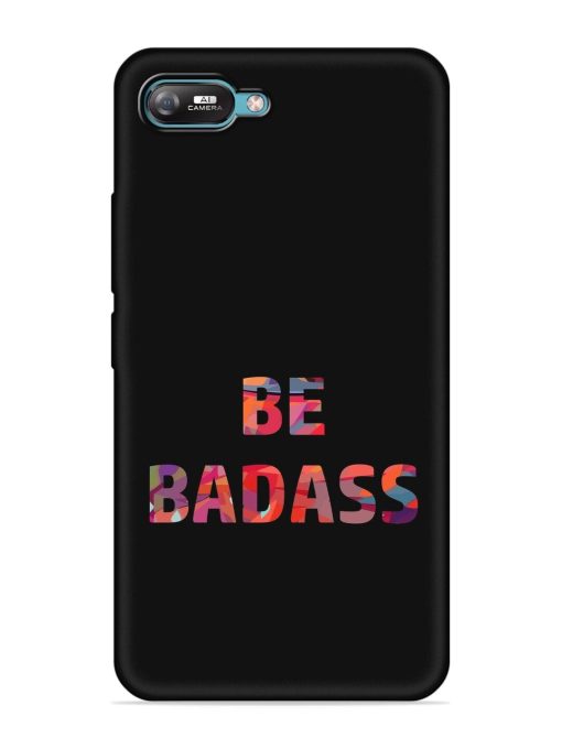 Be Badass Embossed Soft Silicone Case for Itel A25 Zapvi