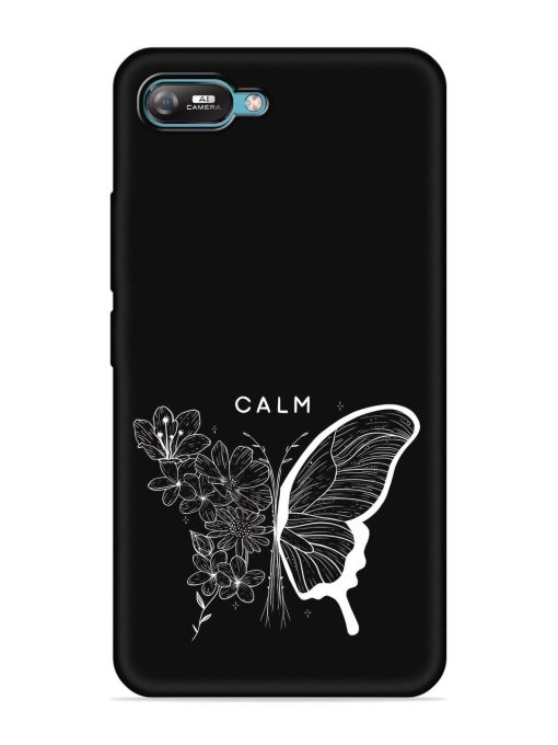 Calm Embossed Soft Silicone Case for Itel A25 Zapvi