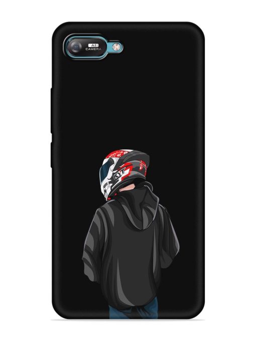 Motorcycle Rider Embossed Soft Silicone Case for Itel A25 Zapvi