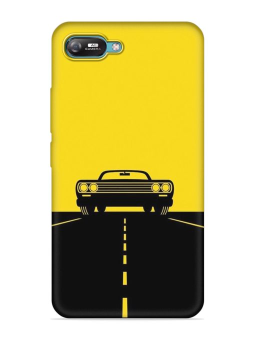 Classic Car Embossed Soft Silicone Case for Itel A25 Zapvi