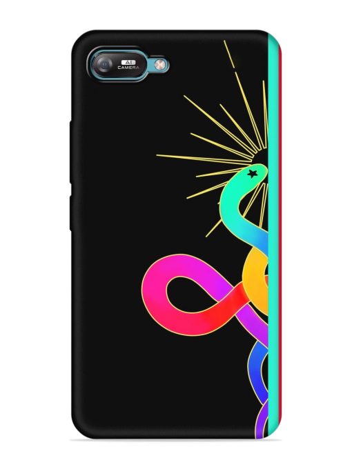 Art Geometric Abstraction Embossed Soft Silicone Case for Itel A25 Zapvi