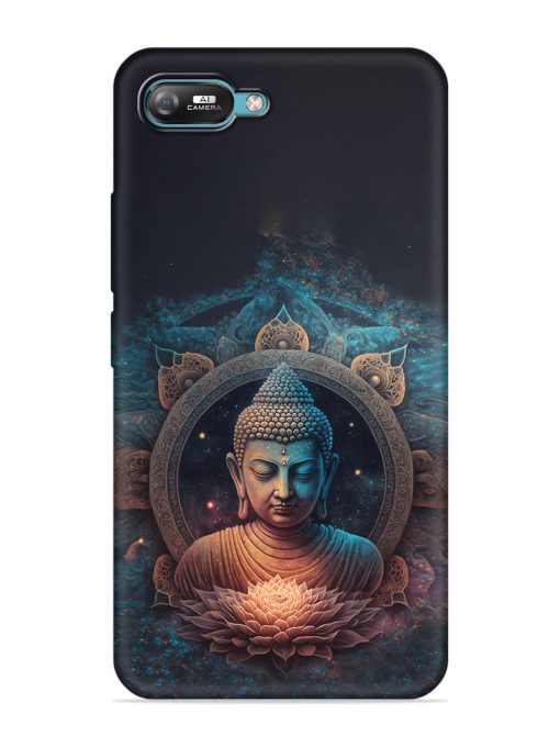 Gautam Buddha Embossed Soft Silicone Case for Itel A25 Zapvi