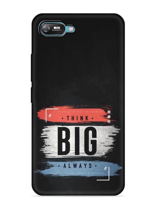 Think Big Always Embossed Soft Silicone Case for Itel A25 Zapvi