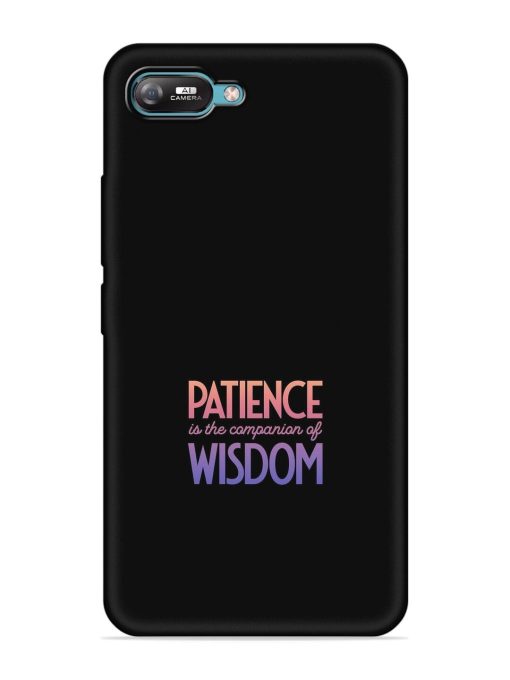 Patience Is The Embossed Soft Silicone Case for Itel A25 Zapvi