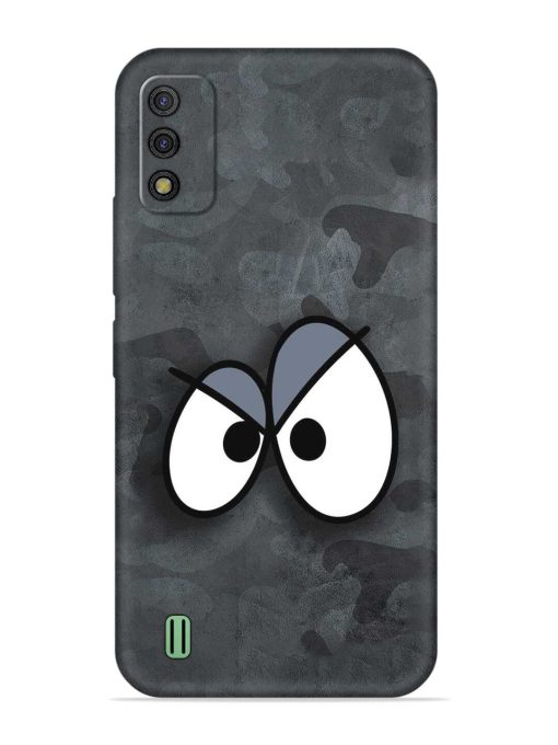 Big Eyes Night Mode Embossed Soft Silicone Case for Itel A26 Zapvi