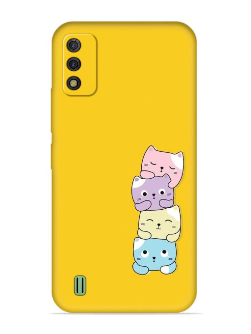 Cartoon Anime Embossed Soft Silicone Case for Itel A26 Zapvi