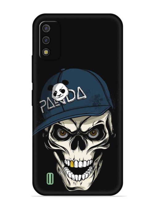 Panda Skull Embossed Soft Silicone Case for Itel A26 Zapvi