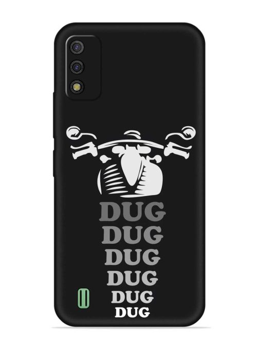 Dug Dug Dug Embossed Soft Silicone Case for Itel A26 Zapvi