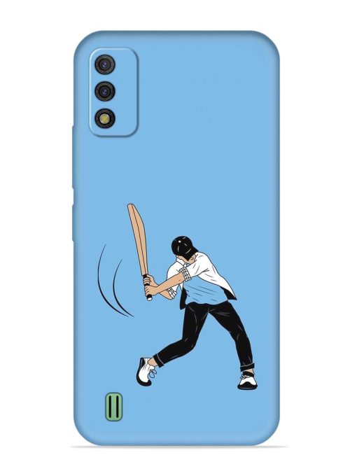 Cricket Gully Boy Embossed Soft Silicone Case for Itel A26 Zapvi