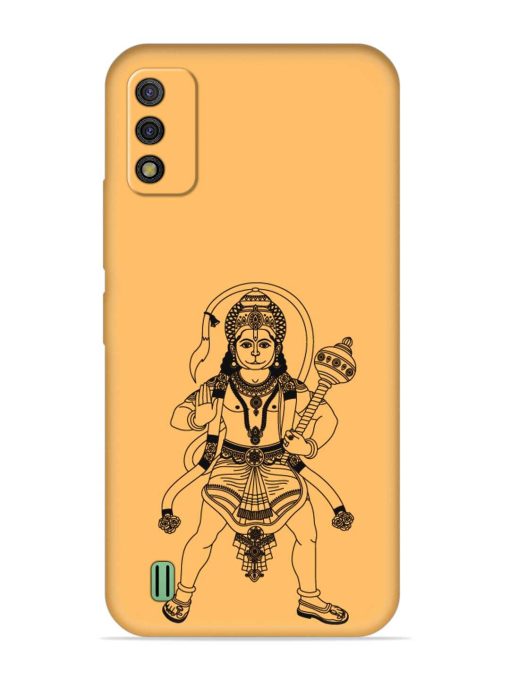 Indian God Hanuman Embossed Soft Silicone Case for Itel A26 Zapvi