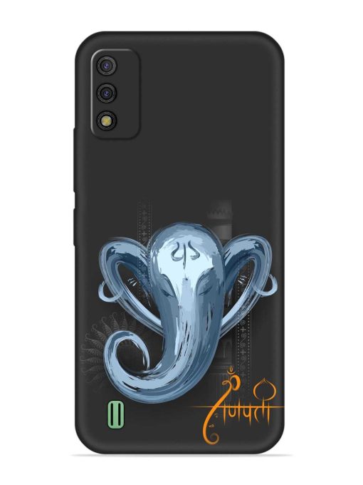 Illustration Lord Ganpati Embossed Soft Silicone Case for Itel A26