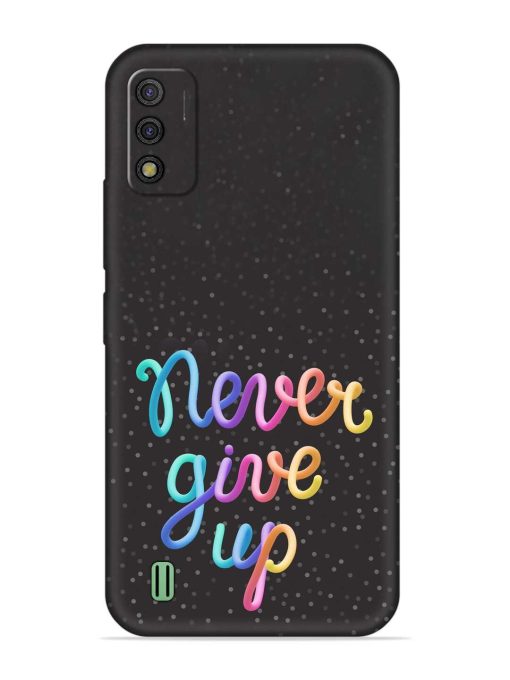 Colorful Stylized Rainbow Embossed Soft Silicone Case for Itel A26 Zapvi