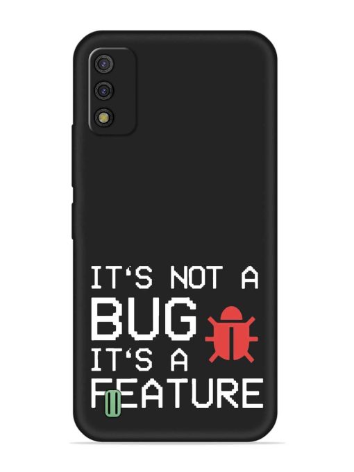 Not Bug Feature Embossed Soft Silicone Case for Itel A26 Zapvi