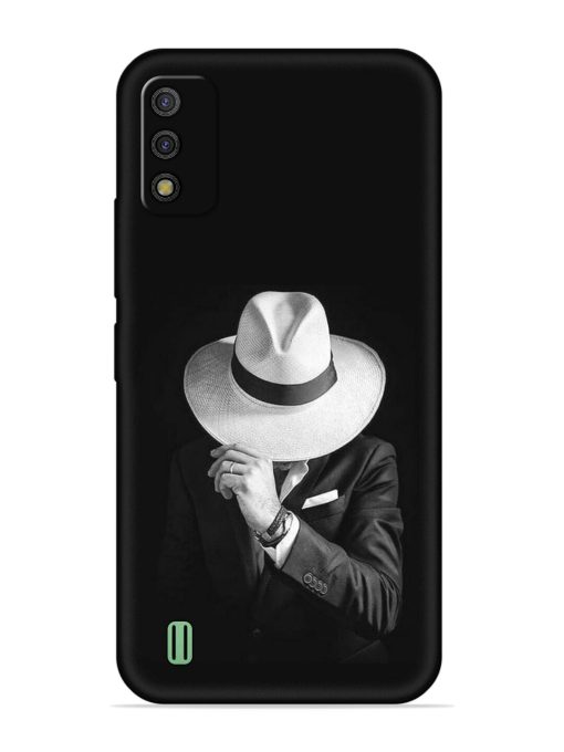 Men Under Hat Embossed Soft Silicone Case for Itel A26 Zapvi