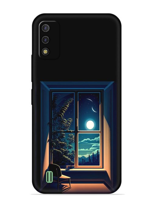 Night View At Window Embossed Soft Silicone Case for Itel A26 Zapvi