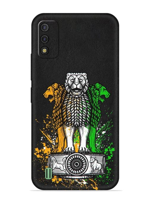 Pillars Of Ashoka Embossed Soft Silicone Case for Itel A26