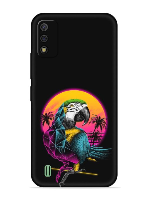 Rad Parrot Embossed Soft Silicone Case for Itel A26 Zapvi