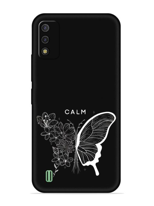 Calm Embossed Soft Silicone Case for Itel A26 Zapvi