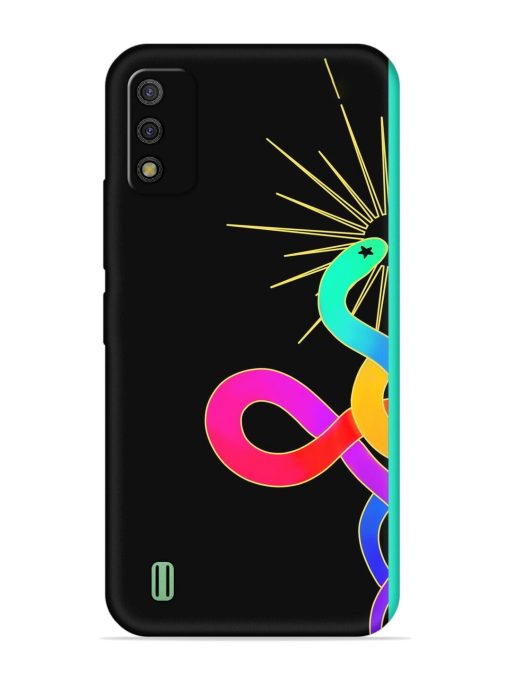 Art Geometric Abstraction Embossed Soft Silicone Case for Itel A26 Zapvi