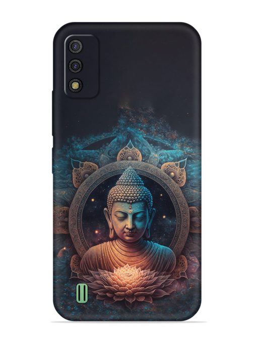 Gautam Buddha Embossed Soft Silicone Case for Itel A26 Zapvi