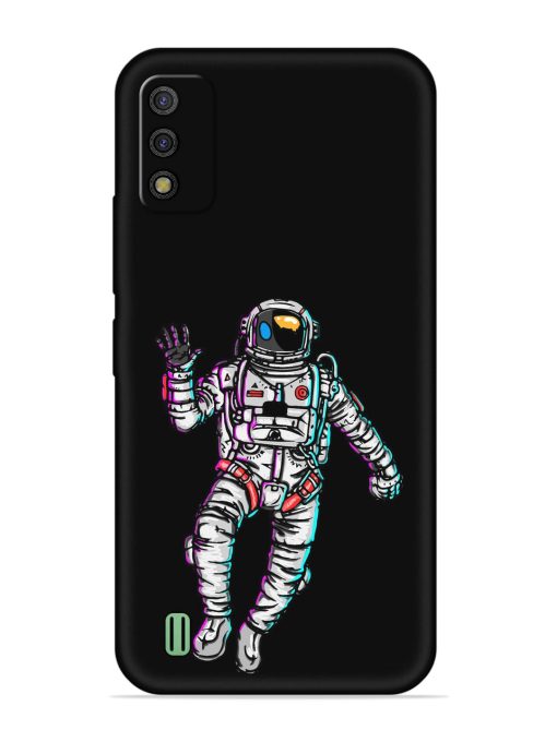 Spaceman Embossed Soft Silicone Case for Itel A26 Zapvi