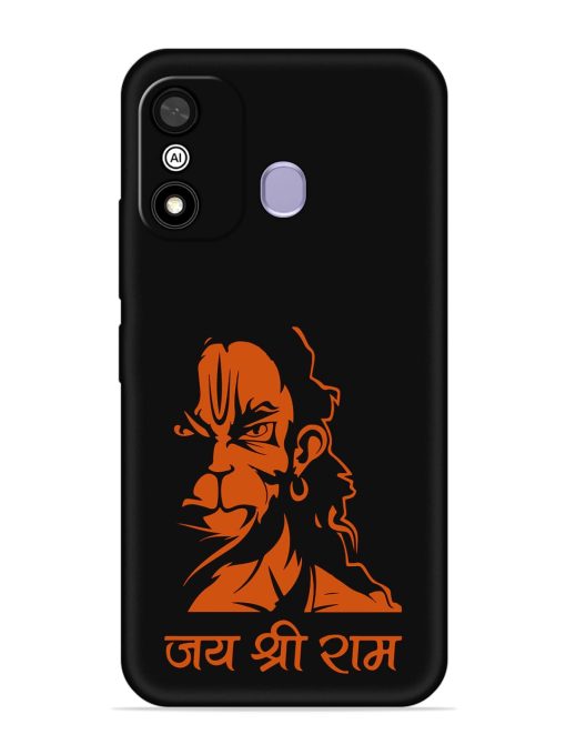 Angry Hanuman Embossed Soft Silicone Case for Itel A27 Zapvi