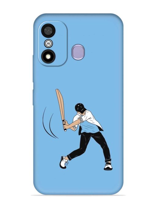 Cricket Gully Boy Embossed Soft Silicone Case for Itel A27 Zapvi