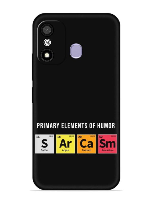 Primary Elements Humor Embossed Soft Silicone Case for Itel A27