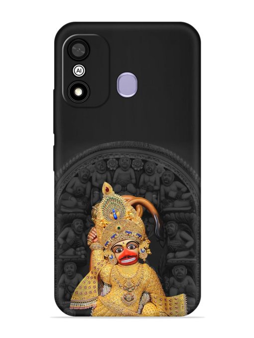 Indian Gold Hanuman Embossed Soft Silicone Case for Itel A27 Zapvi