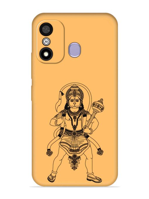 Indian God Hanuman Embossed Soft Silicone Case for Itel A27 Zapvi